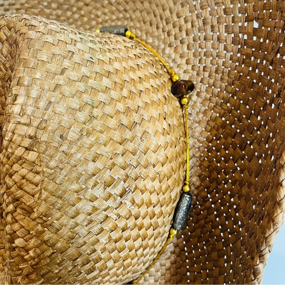 NWT shapeable straw cowboy hat - Picture 5 of 8